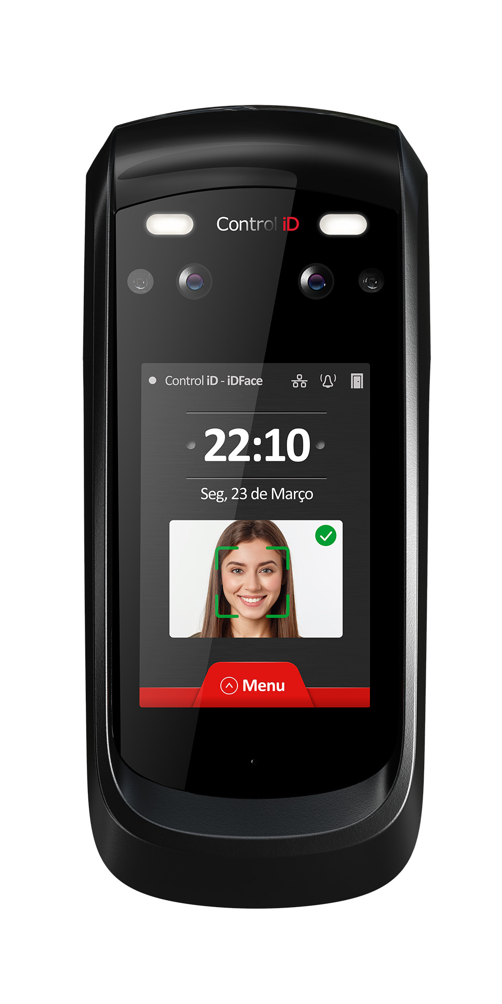 Leitor de reconhecimento facial Control iD iDFace